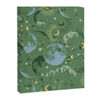 Greenish starry lunar sky Canvas Print Gallery Image 8