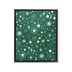 Greenish stellar S Framed Canvas Print Gallery Image 8