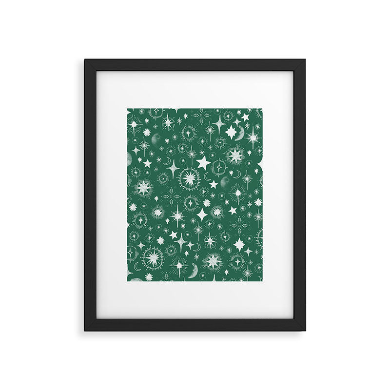 Greenish stellar S Framed Art Print Gallery Image 6