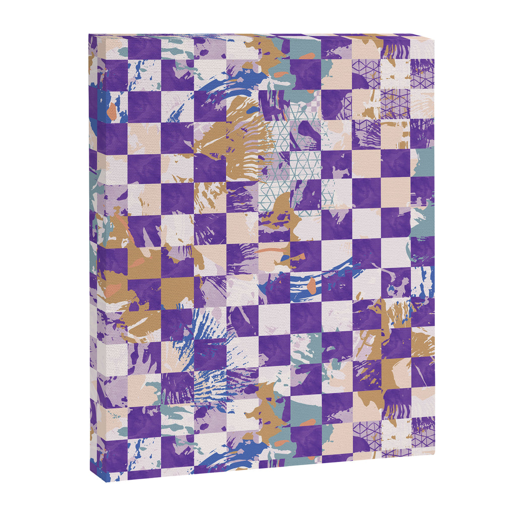 Grid of artistic strokes L Canvas Print Gallery Image 8