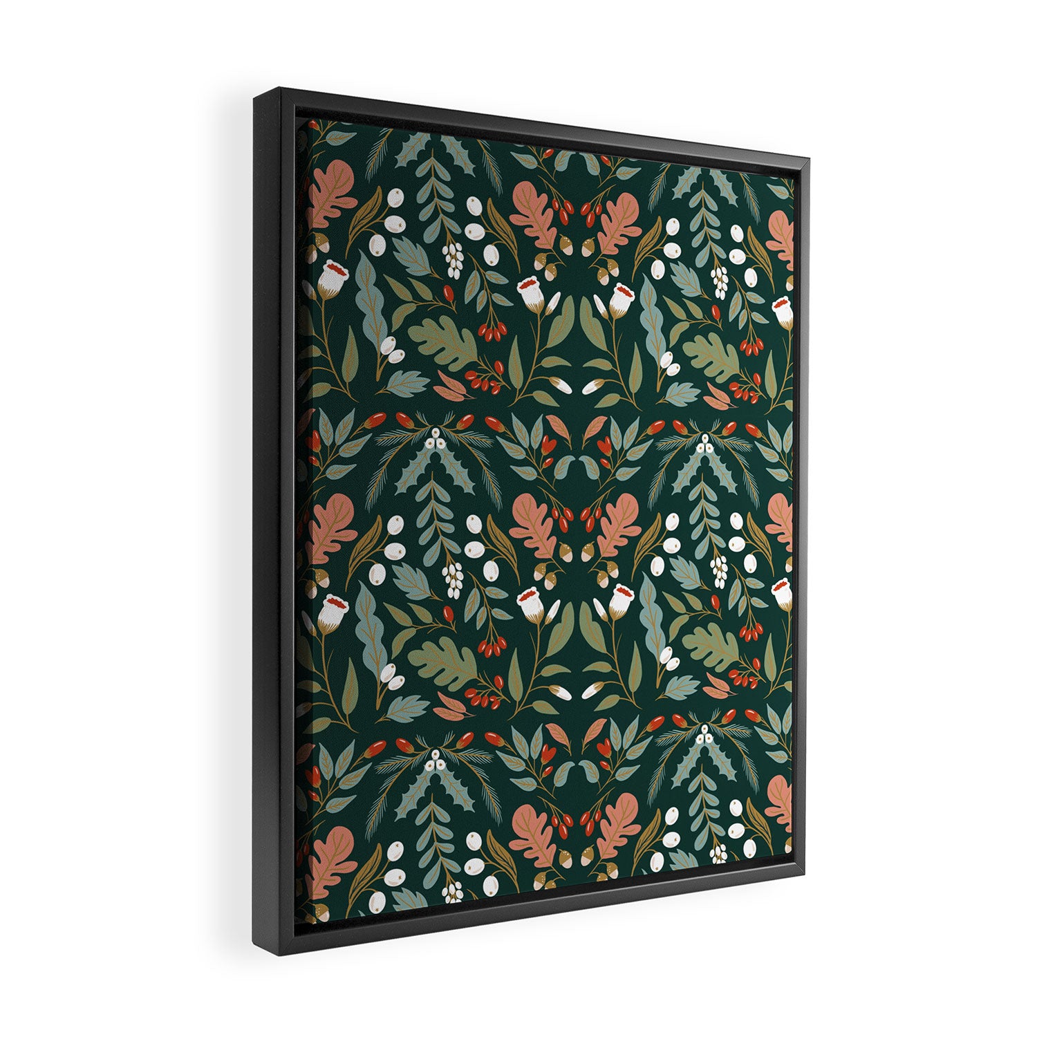 Happy Holidays Framed Canvas Print Gallery Image 2
