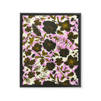 Illuminated garden silhouette Framed Canvas Print Gallery Image 8