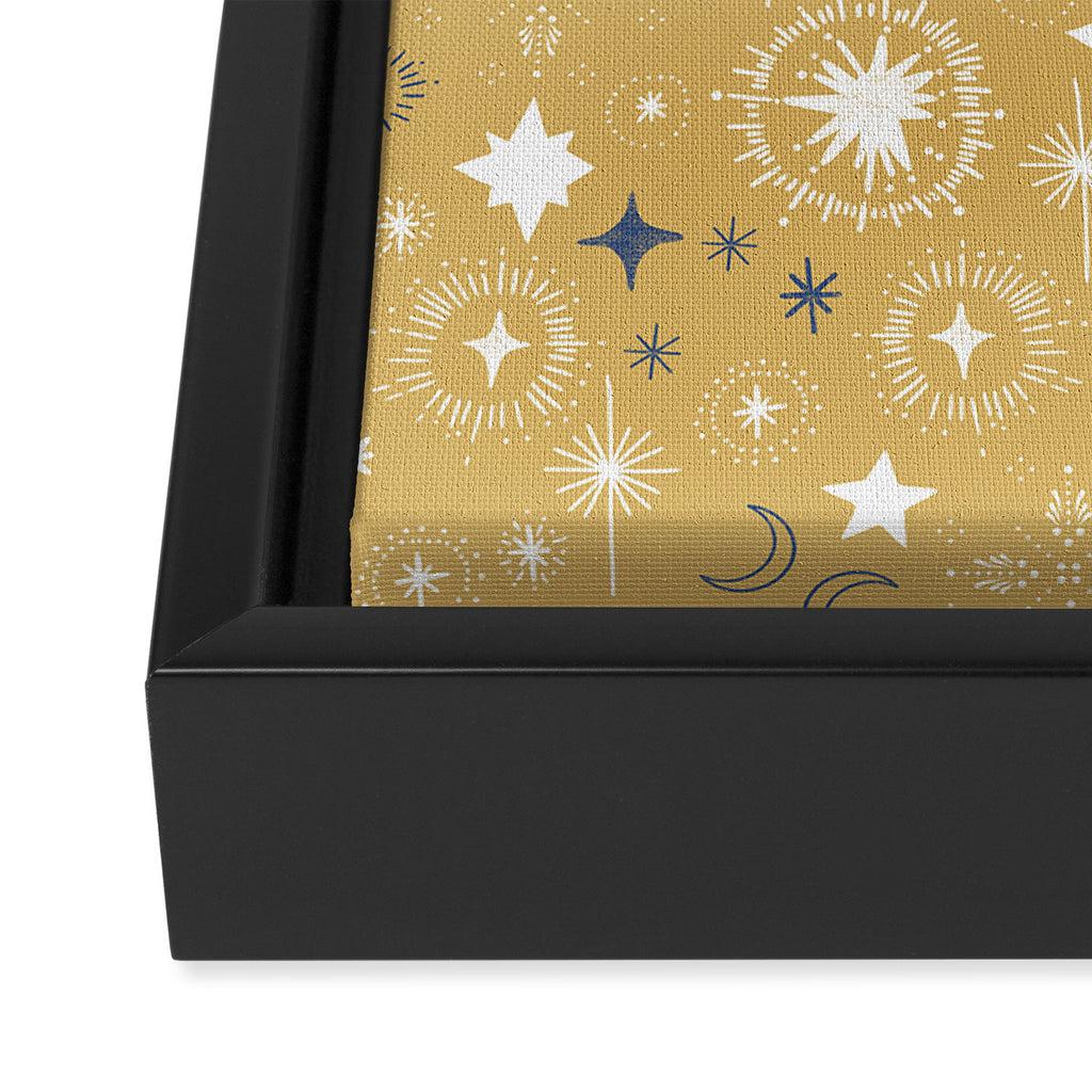 Illuminated star sky A Framed Canvas Print Gallery Image 3