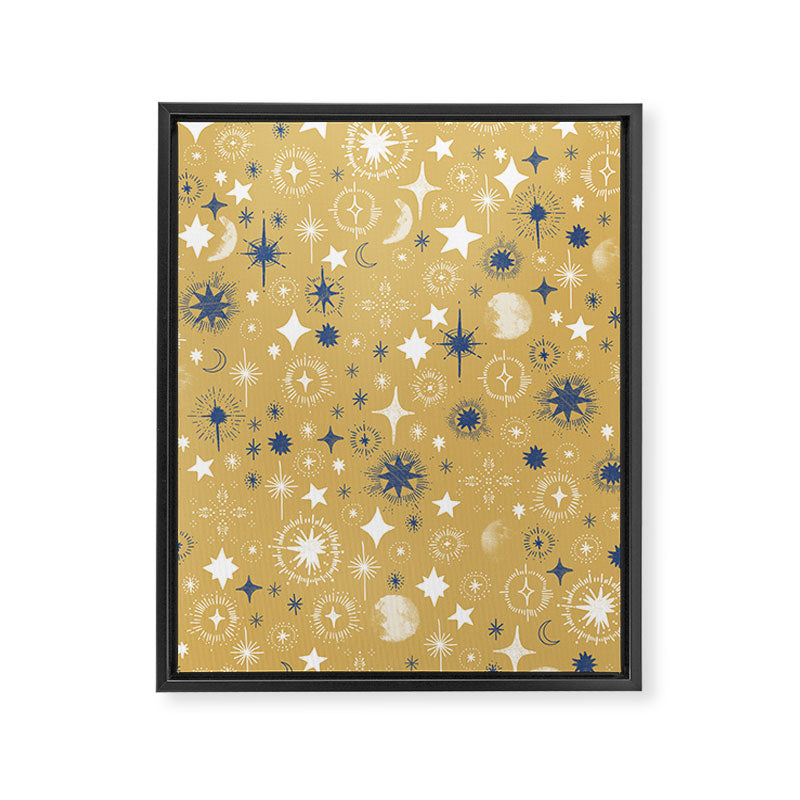 Illuminated star sky A Framed Canvas Print Gallery Image 8