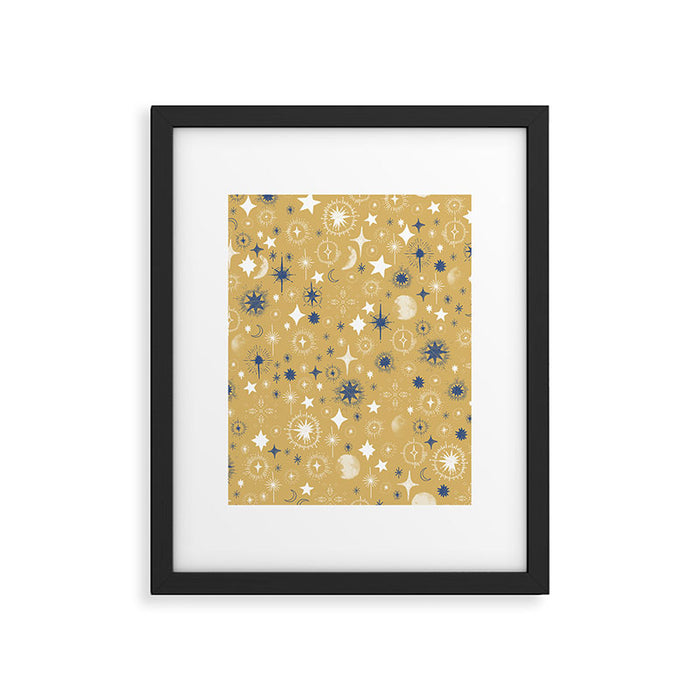 Illuminated star sky A Framed Art Print Gallery Image 1