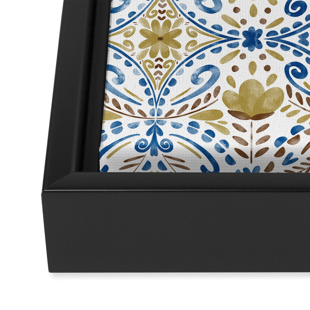 Intricate bohemian charm Framed Canvas Print Gallery Image 3