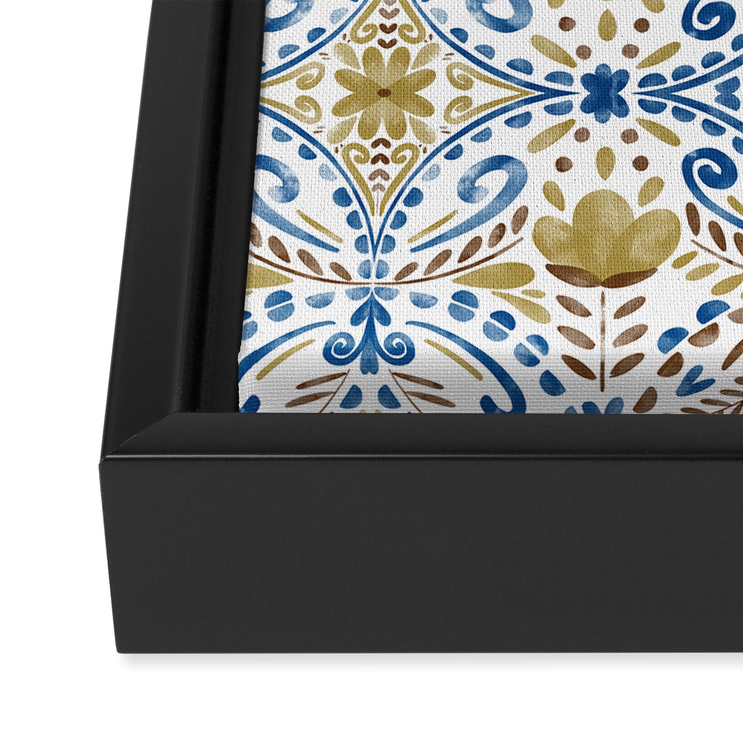 Intricate bohemian charm Framed Canvas Print Gallery Image 3
