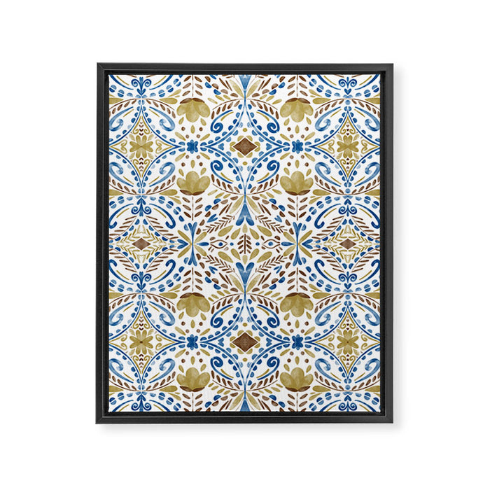 Intricate bohemian charm Framed Canvas Print Gallery Image 1