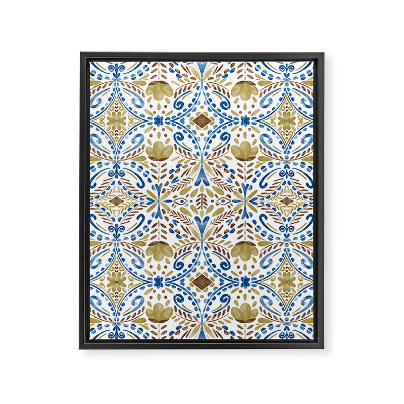 Intricate bohemian charm Framed Canvas Print Gallery Image 8