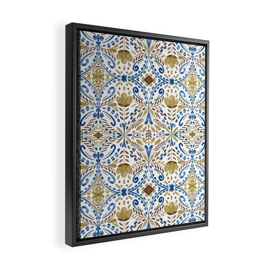 Intricate bohemian charm Framed Canvas Print Gallery Image 2