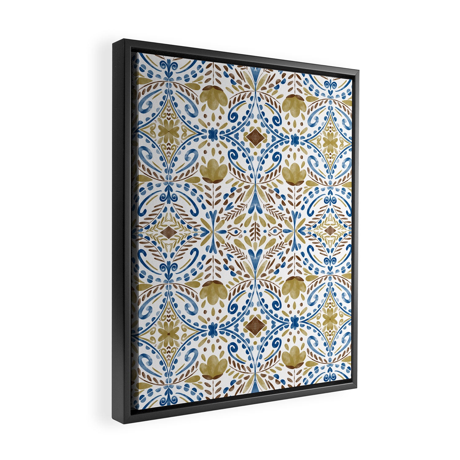 Intricate bohemian charm Framed Canvas Print Gallery Image 2