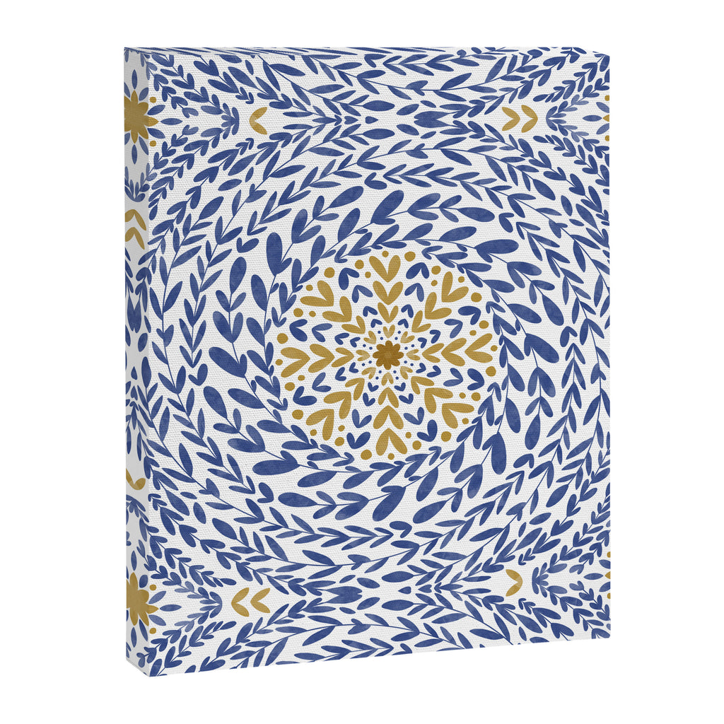 Intricate modern nature tile B Canvas Print Gallery Image 8