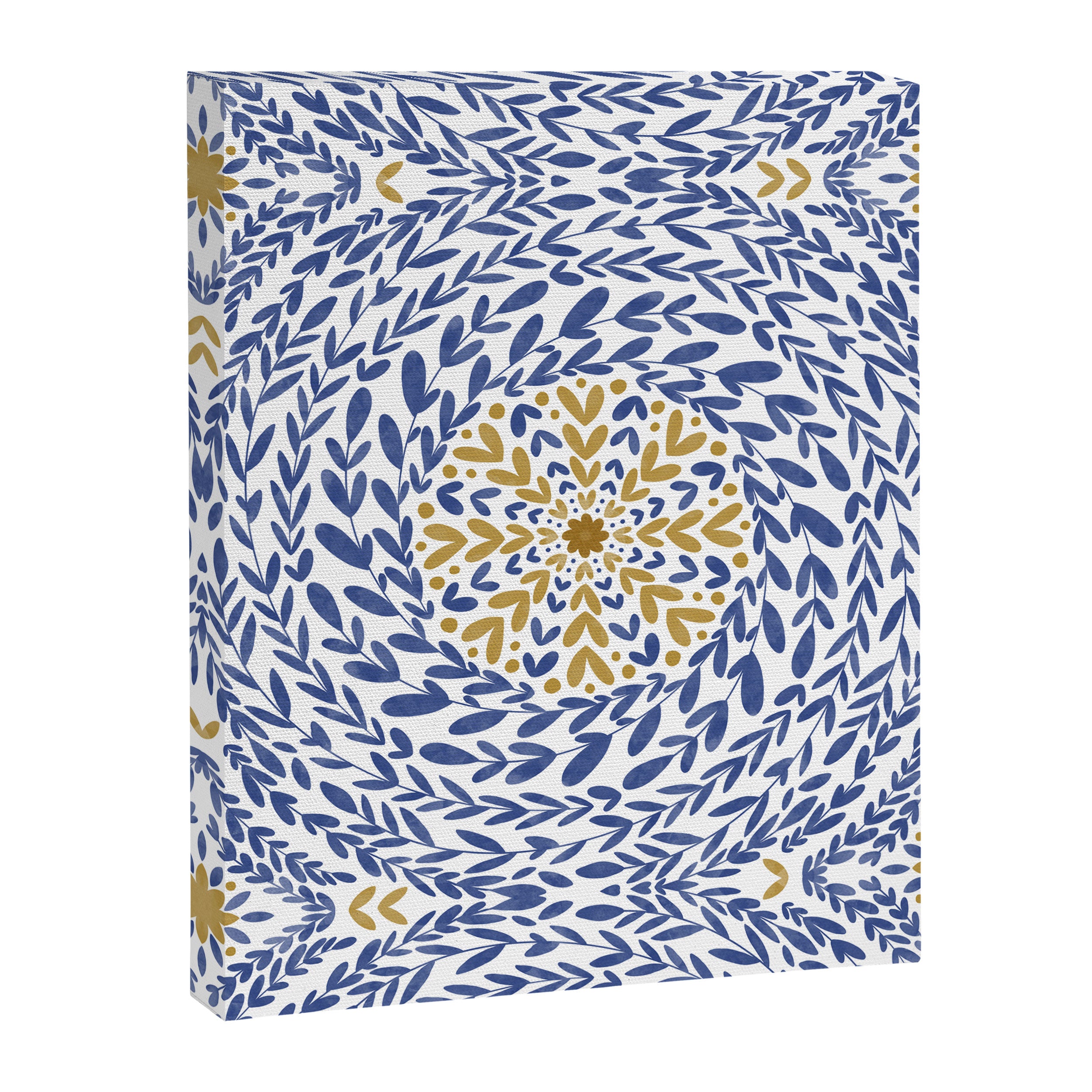 Intricate modern nature tile B Canvas Print Gallery Image 8
