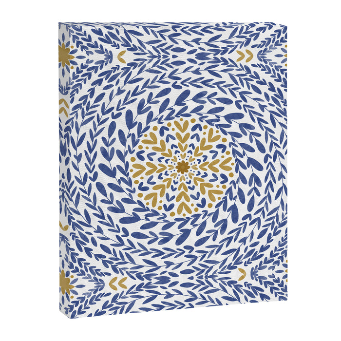 Intricate modern nature tile B Canvas Print Gallery Image 1