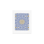 Intricate modern nature tile B Art Print Gallery Image 1