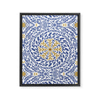 Intricate modern nature tile B Framed Canvas Print Gallery Image 8