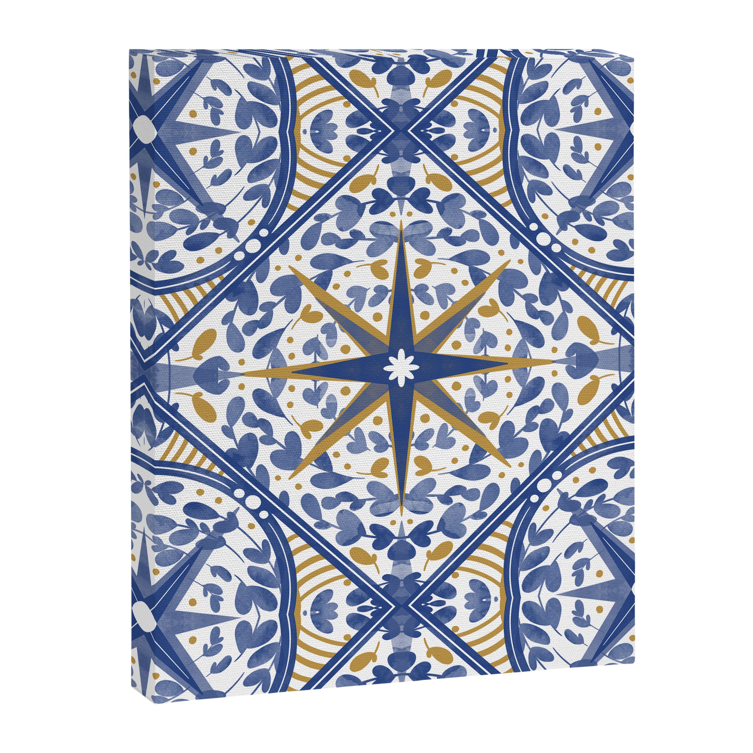Intricate nature circular tiles B24 Canvas Print Gallery Image 8