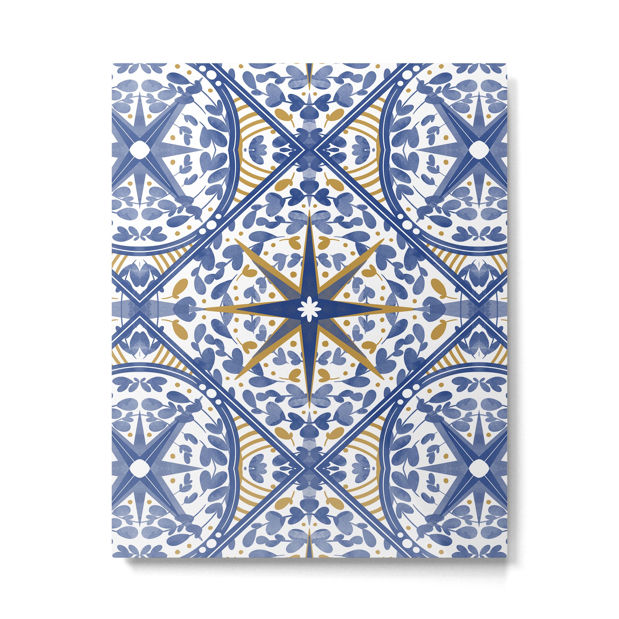 Intricate nature circular tiles B24 Metal Print Gallery Image 6