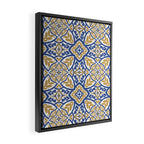 Intricate Ornamentals tiles NS Framed Canvas Print Gallery Image 2