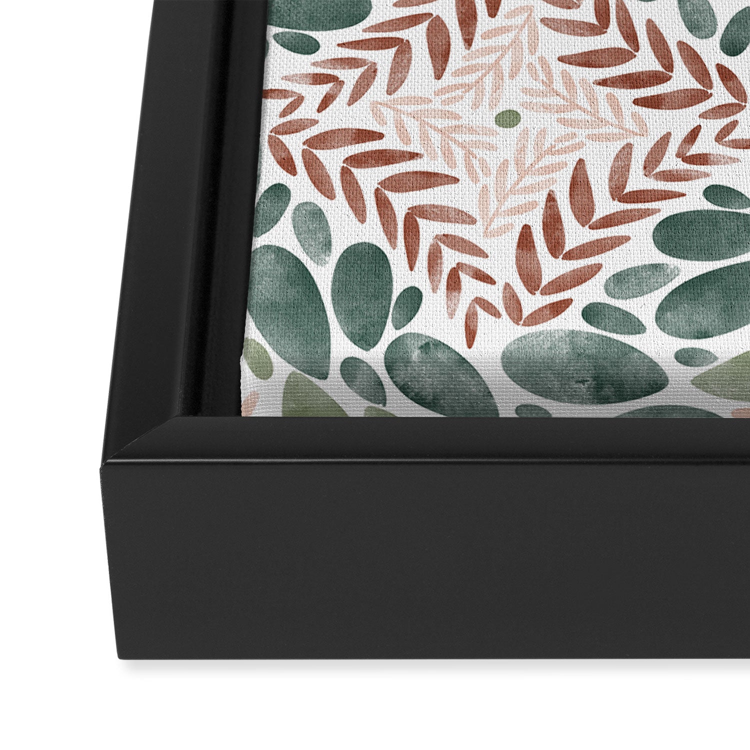 Jungle Charm Artistic Medley Framed Canvas Print Gallery Image 3