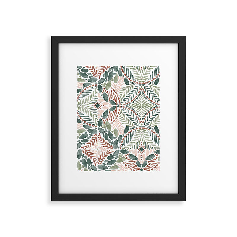 Jungle Charm Artistic Medley Framed Art Print Gallery Image 6