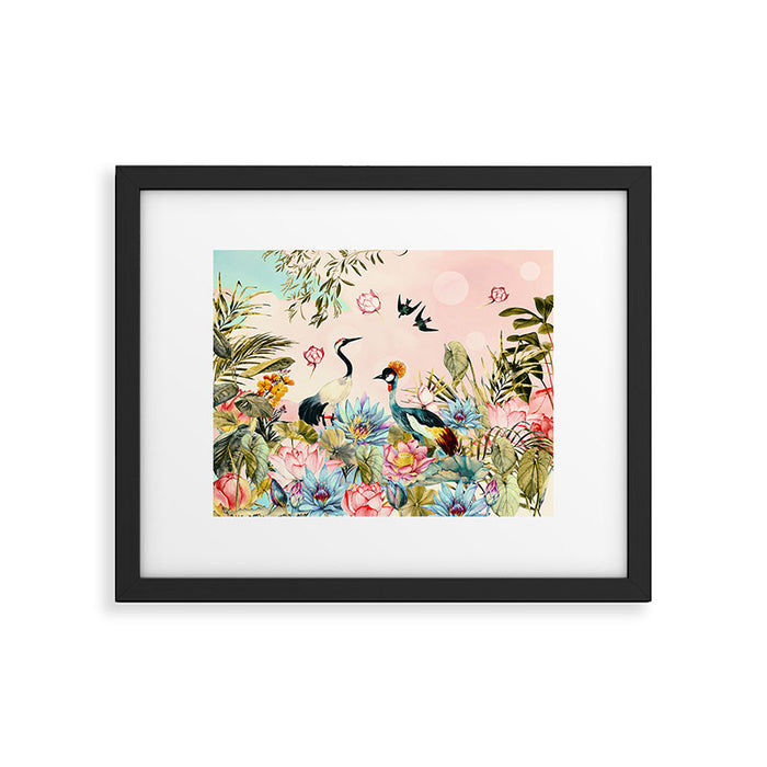 Landscapes of birds in paradise 2 Framed Art Print Gallery Image 1