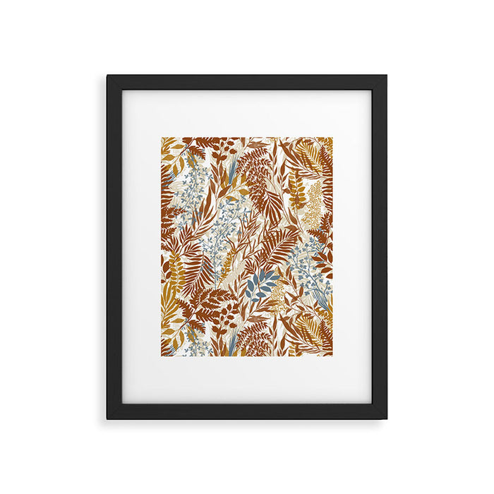 Leafy autumn forest B Framed Art Print Gallery Image 1