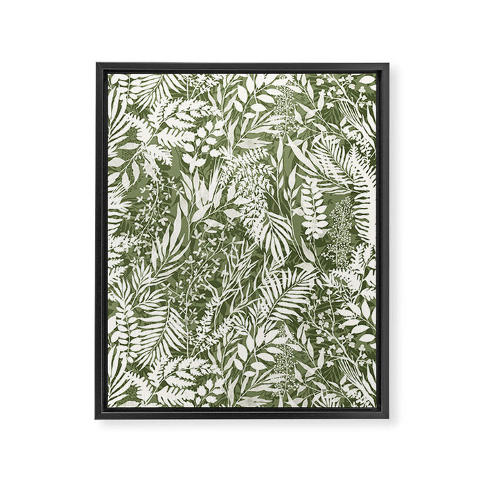 Leafy autumn forest GW Framed Canvas Print Gallery Image 1