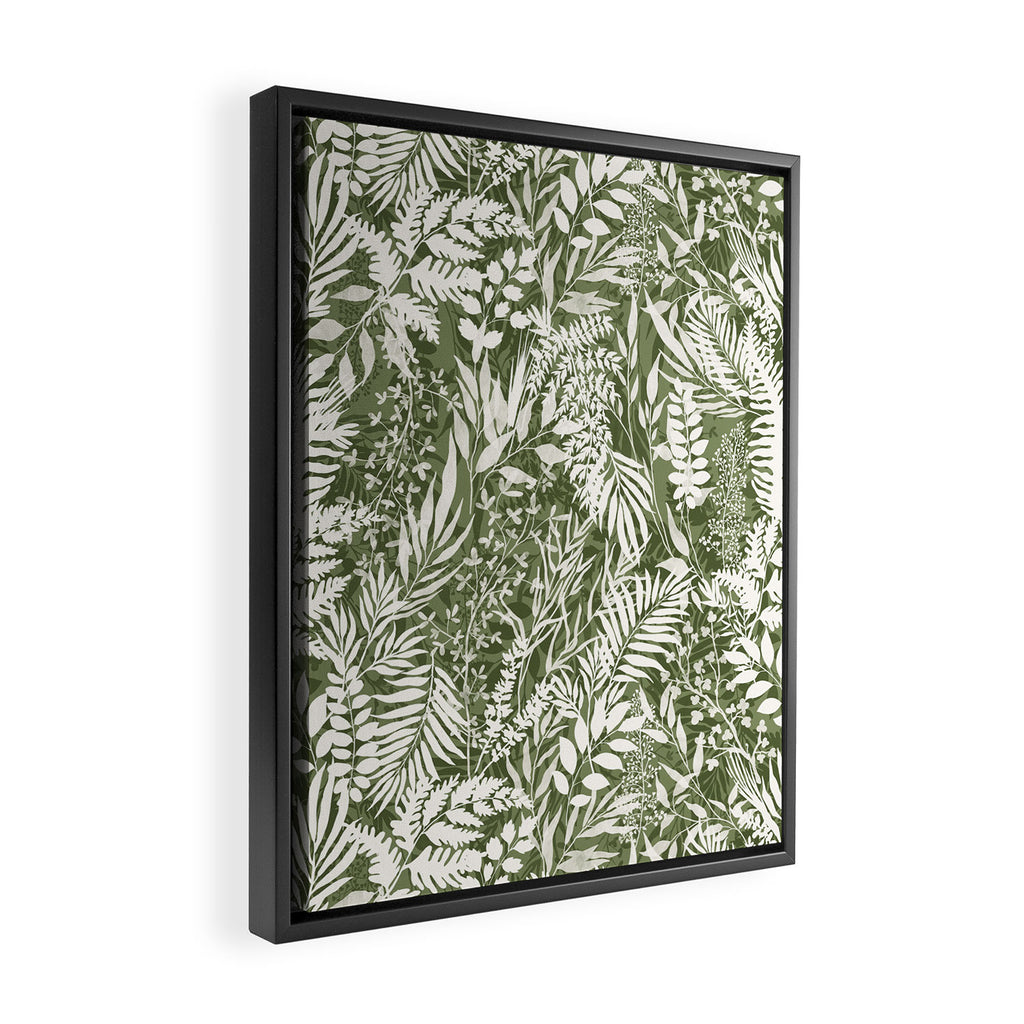 Leafy autumn forest GW Framed Canvas Print Gallery Image 2