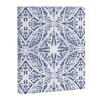 Leaves indigo fantasy tiled 4 Canvas Print Gallery Image 8
