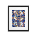 Leopard Cubs Starry Night Framed Art Print Gallery Image 6