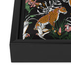 Leopards at night Framed Canvas Print Gallery Image 3