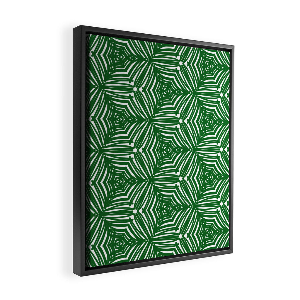 Love green 01 Framed Canvas Print Gallery Image 2