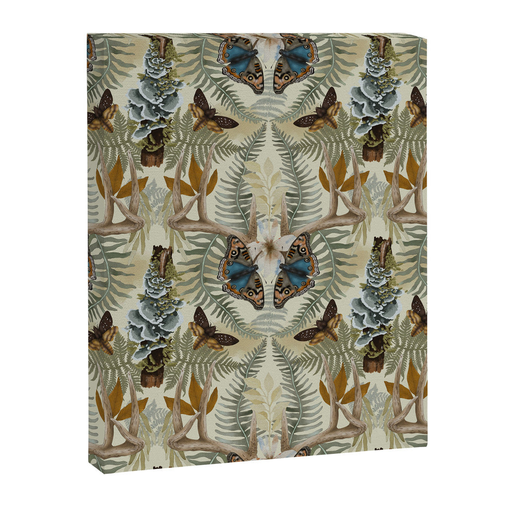 Lush boho forest C Canvas Print Gallery Image 8