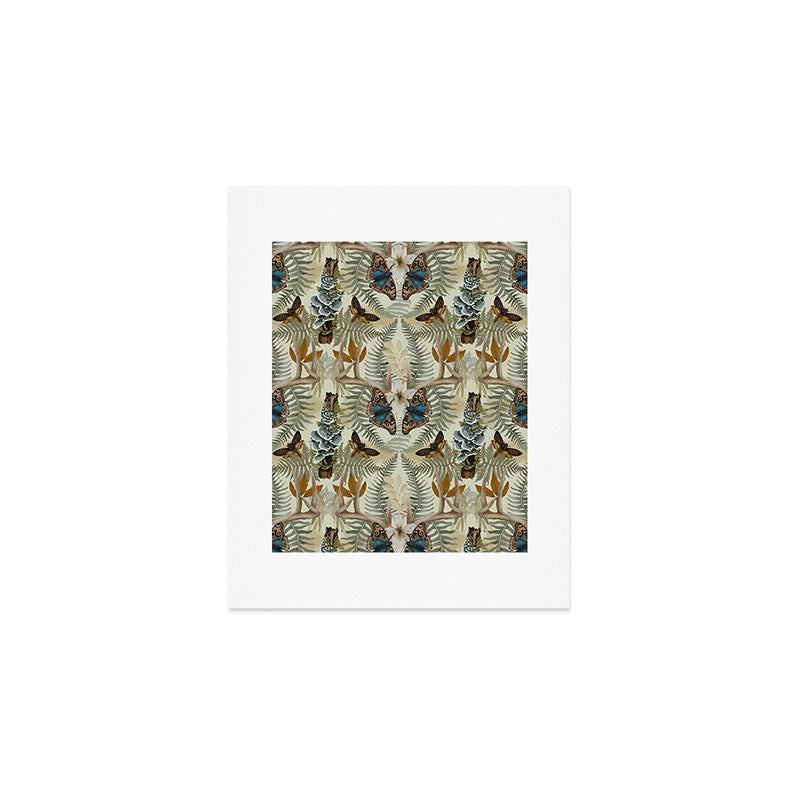Lush boho forest C Art Print Gallery Image 1