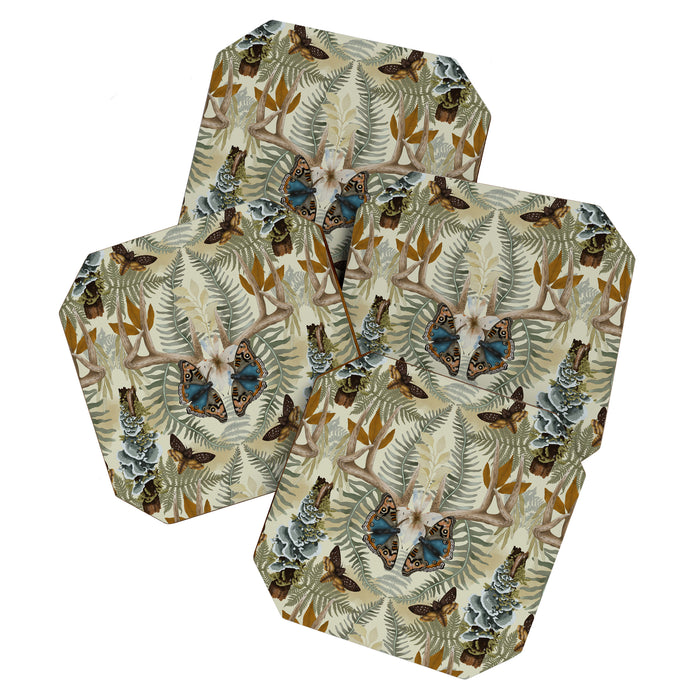 Lush boho forest C Coaster Gallery Image 1