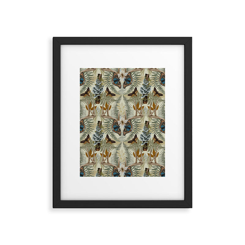 Lush boho forest C Framed Art Print Gallery Image 6