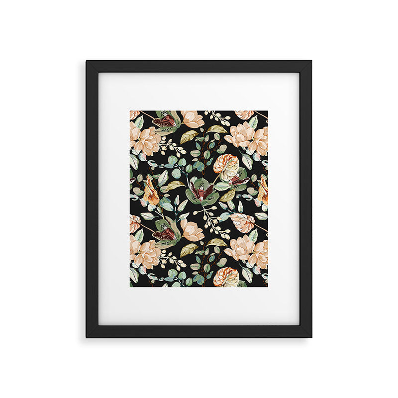 Lush colorful exotic garden C Framed Art Print Gallery Image 6