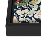 Lush colorful exotic garden D Framed Canvas Print Gallery Image 3