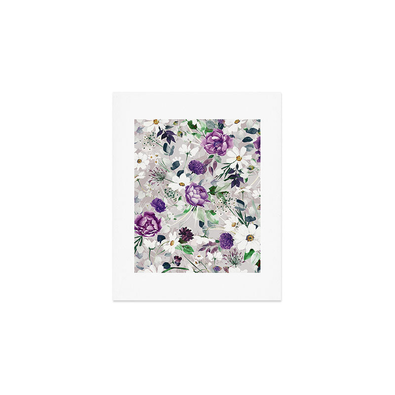 Lush lilac garden Art Print Gallery Image 1