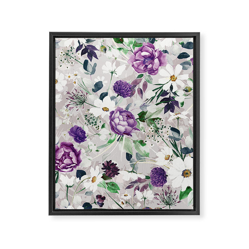 Lush lilac garden Framed Canvas Print Gallery Image 8