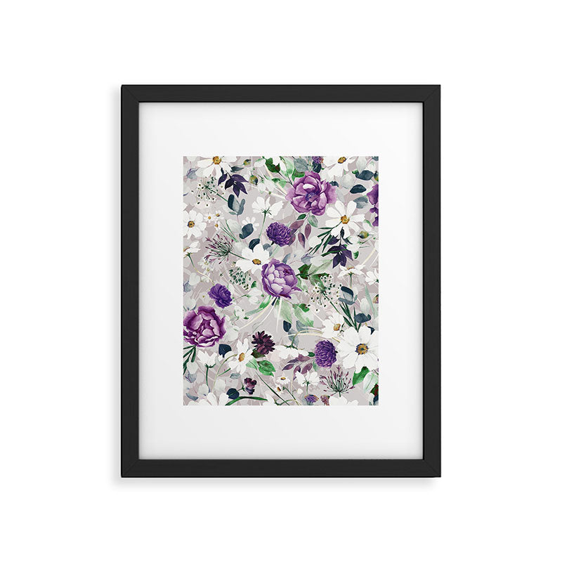 Lush lilac garden Framed Art Print Gallery Image 6