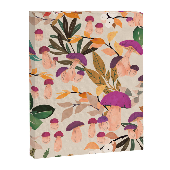 Magic mushroom forest H Canvas Print Gallery Image 1