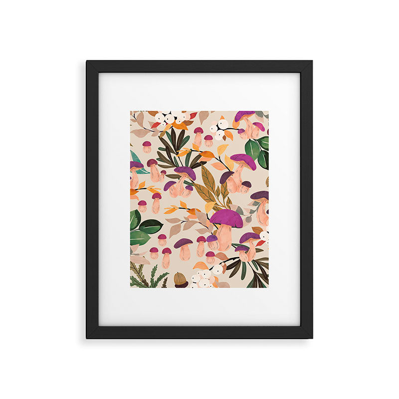 Magic mushroom forest H Framed Art Print Gallery Image 6