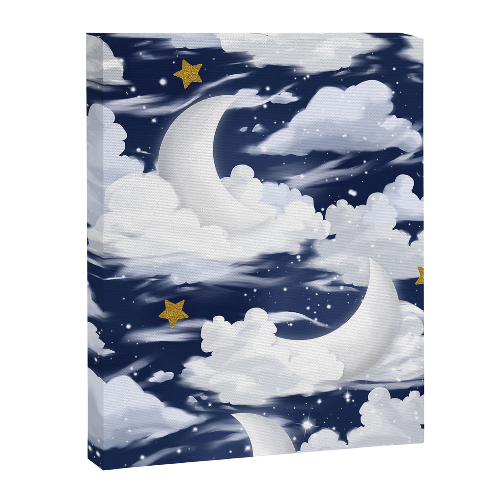 Magical Moon and Stars Canvas Print Gallery Image 8