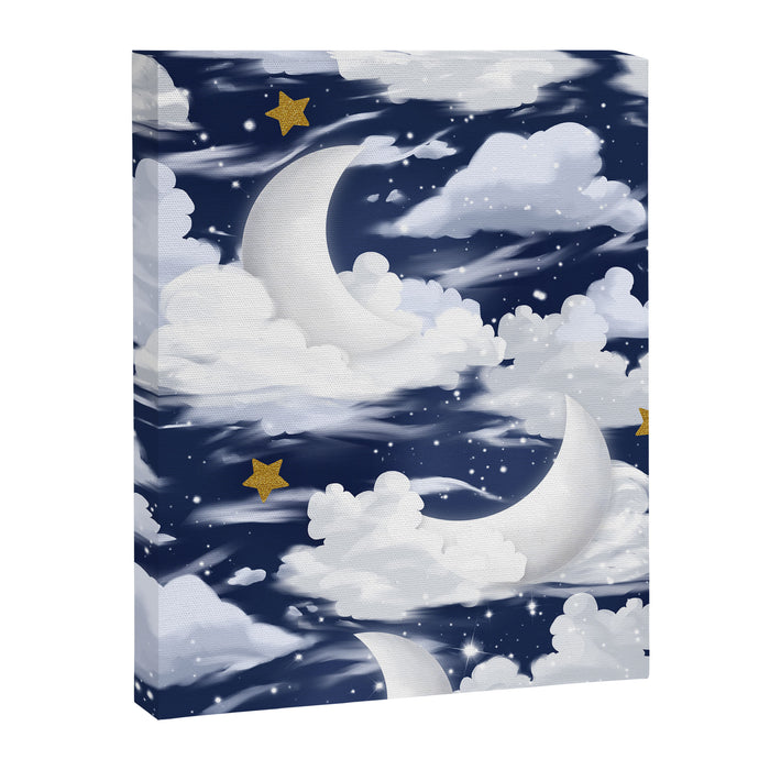 Magical Moon and Stars Canvas Print Gallery Image 1