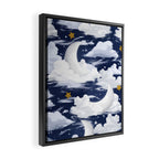 Magical Moon and Stars Framed Canvas Print Gallery Image 2