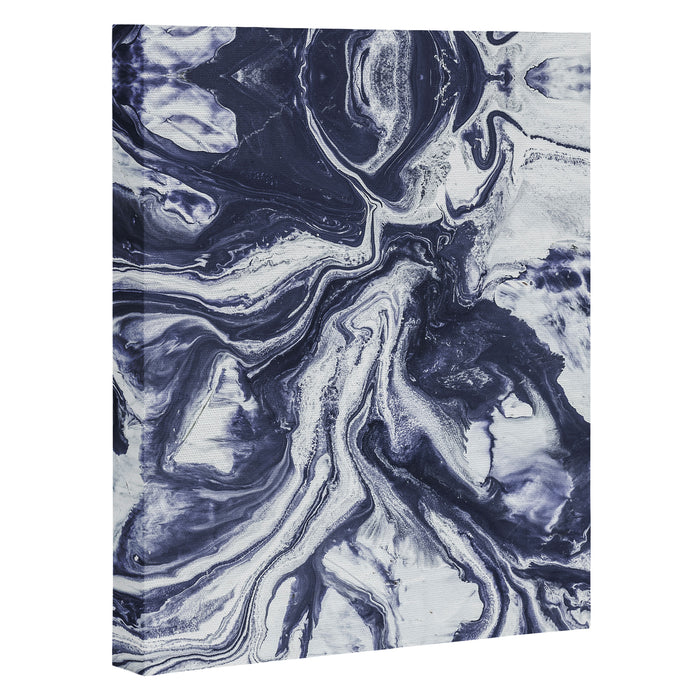Marble indigo Canvas Print Gallery Image 1