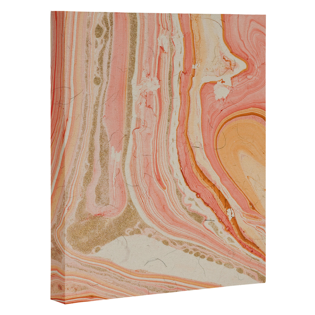 Marbled paper Canvas Print Gallery Image 3