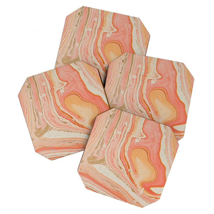 Marbled paper Coaster Gallery Image 1